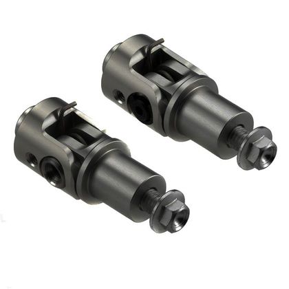 Rizoma Pliot für Touring-Fußstütze Fußstützen-Adapter - Schwarz