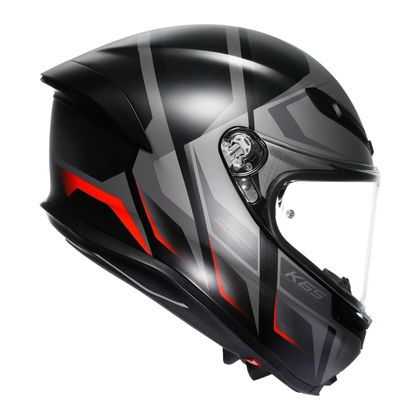 Casque intégral AGV K-6 S - KARVE - Gris / Rouge