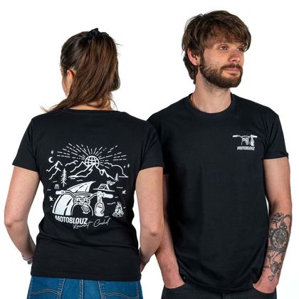 Motoblouz X LAURENT COCHET - VROUW - JAAR OUD 20ANS T-shirt - Zwart