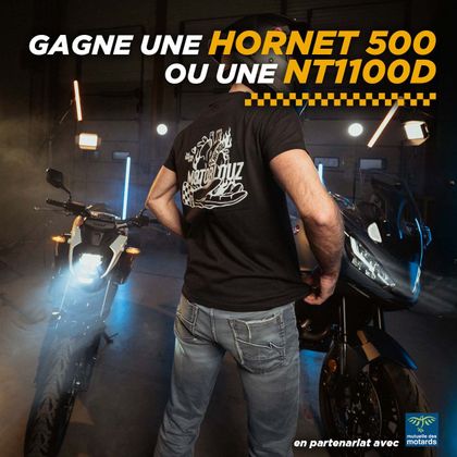 T-Shirt Motoblouz X KCHICHOU - HOMME - 20ANS