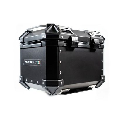 Top case GPR Tech ALPI-TECH Alu - 26 litres + Platine Universel - Noir
