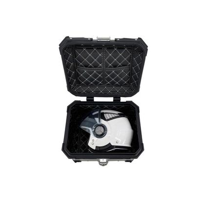 Top case GPR Tech ALPI-TECH Alu - 26 litres + Platine Universel - Noir