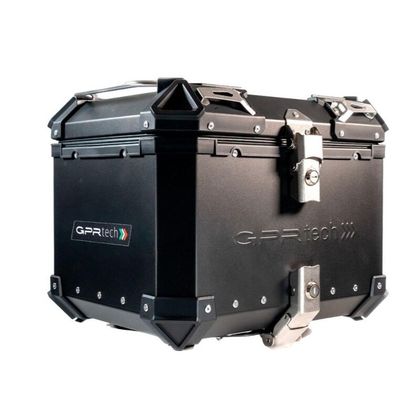 Top case GPR Tech ALPI-TECH Alu - 45 litres + Platine Universel - Noir
