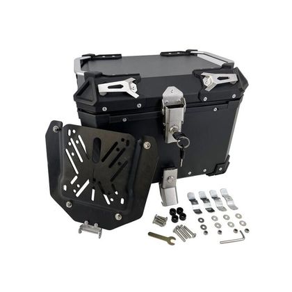 Top case GPR Tech ALPI-TECH Alu - 45 litres + Platine Universel - Noir