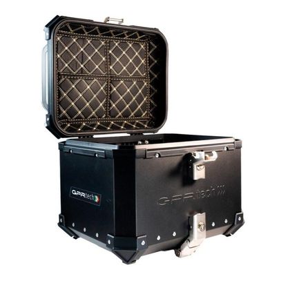 Top case GPR Tech ALPI-TECH Alu - 45 litres + Platine Universel - Noir