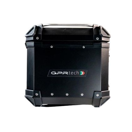 Top case GPR Tech ALPI-TECH Alu - 45 litres + Platine Universel - Noir