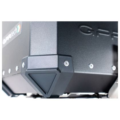 Top case GPR Tech ALPI-TECH Alu - 45 litres + Platine Universel - Noir