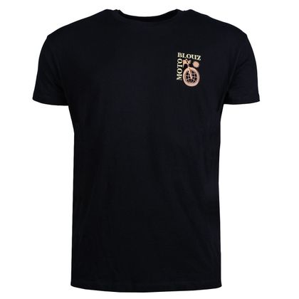 T-Shirt Motoblouz X MOTODHOMME - HOMME - 20ANS - Noir Ref : MB0410 