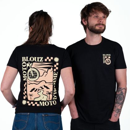 Motoblouz X MOTORRADFAHRERIN - FRAU - 20 JAHRE ALT T-Shirt - Schwarz