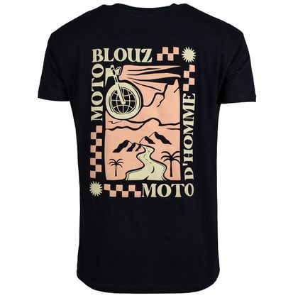 T-Shirt Motoblouz X MOTODHOMME - HOMME - 20ANS - Noir