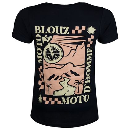 Motoblouz X MOTORRADFAHRERIN - FRAU - 20 JAHRE ALT T-Shirt - Schwarz