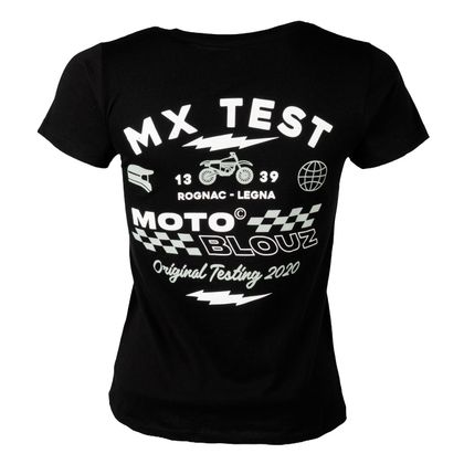 T-Shirt Motoblouz X MXTEST - FEMME - 20ANS - Noir