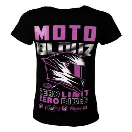 T-Shirt Motoblouz X ZERO BIKER - FEMME - 20ANS - Noir