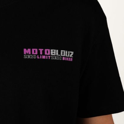 T-Shirt Motoblouz X ZERO BIKER - HOMME - 20ANS - Noir