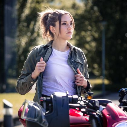 DXR EDLER LADY Motoroverhemd - Groen