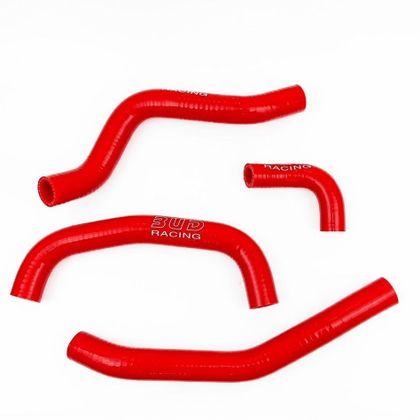 Bud Racing Radiatorslangen - Zwart / Rood