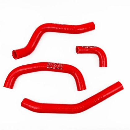 Bud Racing Radiatorslangen - Zwart / Rood