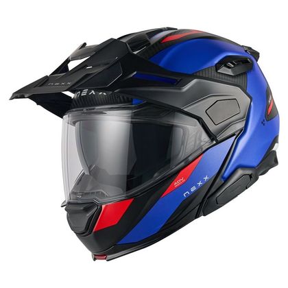 Nexx X.LIFECOUNTRY - TERRA Helmet - Blue / Red