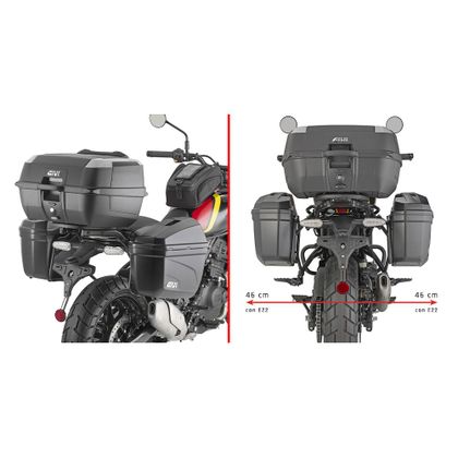 Support valises Givi MONOKEY