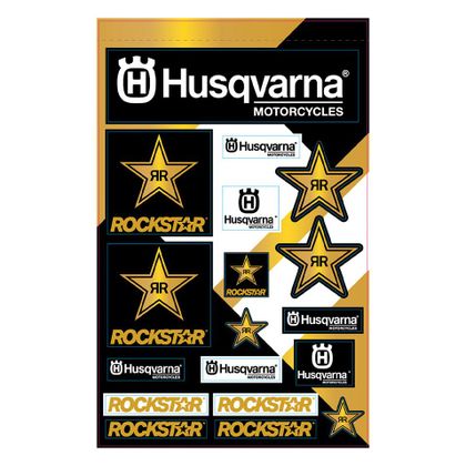 Adhesivos D'cor Plancha Rockstar Husqvarna Racing - Blanco
