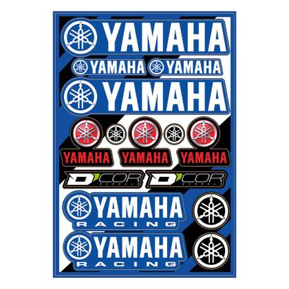 Stickers D'cor Planche Yamaha Cor2 - Bleu