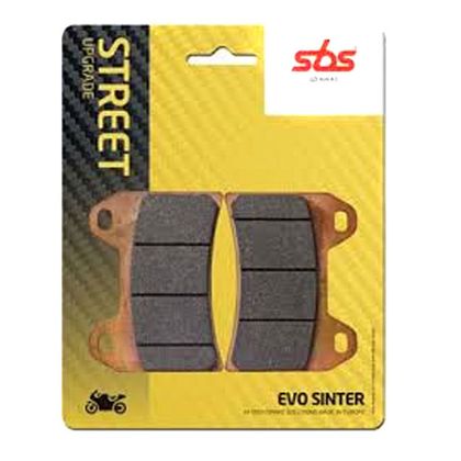 Pastillas de freno SBS Delantera de metal sinterizado EVO (especial ABS según modelo)