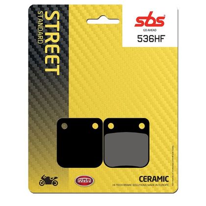 Plaquettes de freins SBS 536HF Organique avant/arrière (Spécial RS selon modèle)