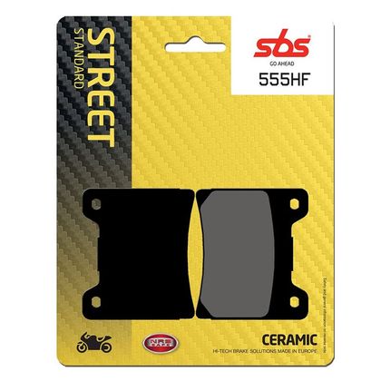 Plaquettes de freins SBS 555HF Organique avant/arrière (selon modèle)