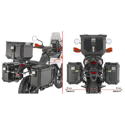 Support valises Givi PL ONE FIT MONOKEY CAM-SIDE TREKKER OUTBACK