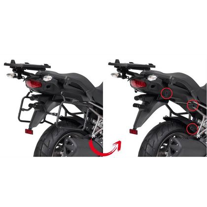 Givi Latérales Monokey liaison rapides Kofferhalter