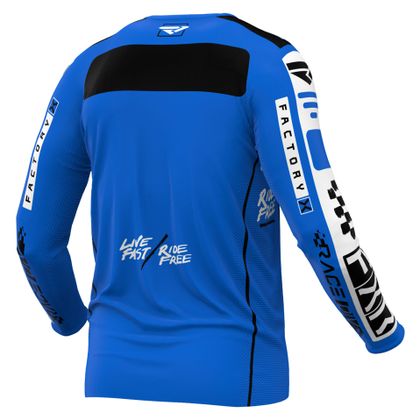 Camiseta de motocross FXR YOUTH PODIUM 24 - Azul / Negro