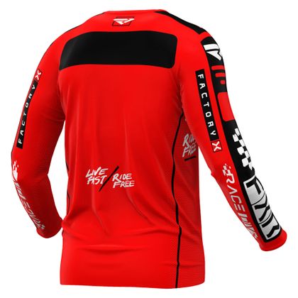Camiseta de motocross FXR YOUTH PODIUM 24 - Rojo / Negro