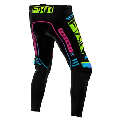 Pantalón de motocross FXR YOUTH PODIUM 24 - Negro / Multicolor