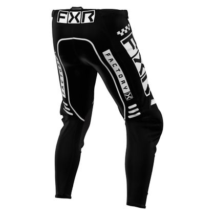 Pantalón de motocross FXR YOUTH PODIUM 24 - Negro / Blanco