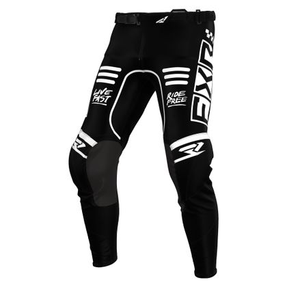 Pantalón de motocross FXR YOUTH PODIUM 24 - Negro / Blanco Ref : FXR0529 