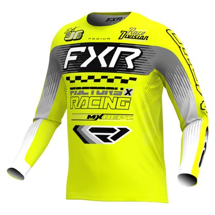Maillot cross FXR PODIUM GLADIATOR 2026 - Noir / Gris Ref : FXR1687 