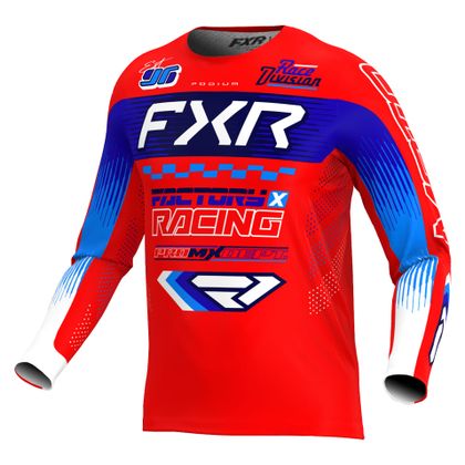 Maillot cross FXR PODIUM GLADIATOR 2026 - Rouge / Bleu Ref : FXR1631 