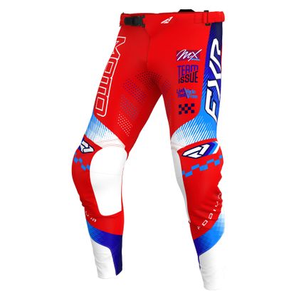 Pantalon cross FXR PODIUM GLADIATOR 2026 - Rouge / Bleu Ref : FXR1632 