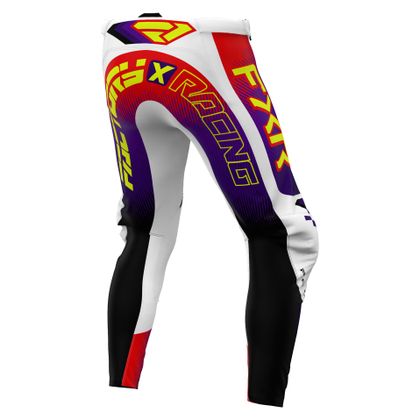 Pantalon cross FXR PODIUM GLADIATOR 2026 - Blanc / Violet