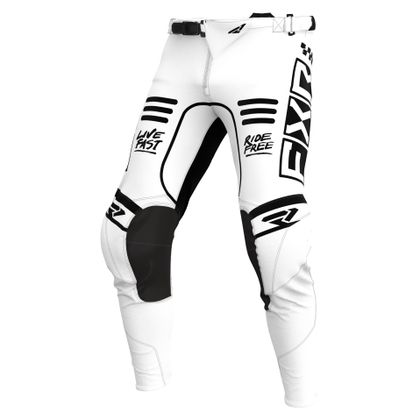 Pantalón de motocross FXR PODIUM GLADIATOR 24 2024 - Blanco / Negro Ref : FXR0501 