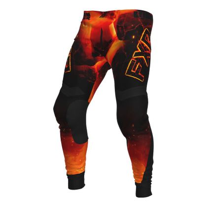 Pantalón de motocross FXR PODIUM MAGMA 2022 - Negro Ref : FXR0146 