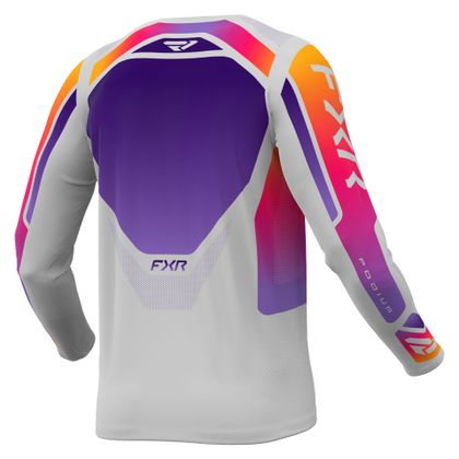 Maillot cross FXR PODIUM RELAY TANG 2026 - Gris / Violet