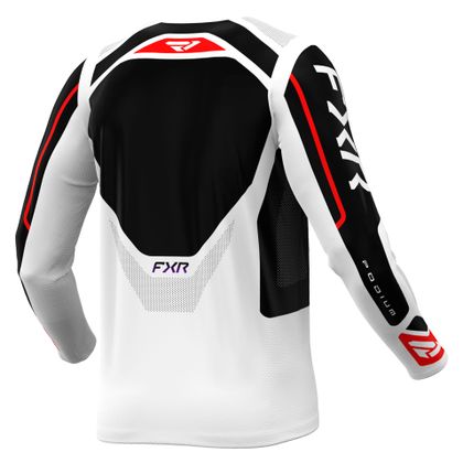 Maillot cross FXR PODIUM RELAY 2026 - Blanc / Noir