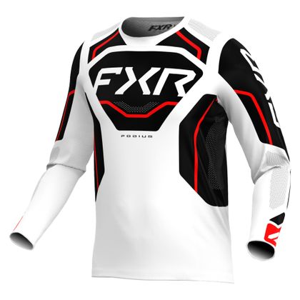 Maillot cross FXR PODIUM RELAY 2026 - Blanc / Noir Ref : FXR1637 