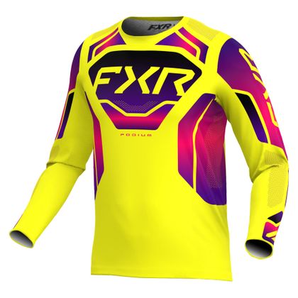 Maillot cross FXR PODIUM RELAY RAZZ 2026 - Jaune / Violet Ref : FXR1691 