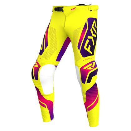 Pantalon cross FXR PODIUM RELAY RAZZ 2026 - Jaune / Violet Ref : FXR1692 