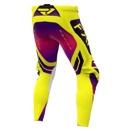 Pantalon cross FXR PODIUM RELAY RAZZ 2026 - Jaune / Violet