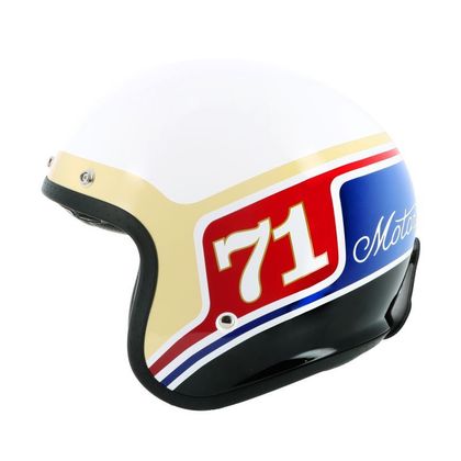 Helstons SEVENTY ONE Jet helmet - White / Black