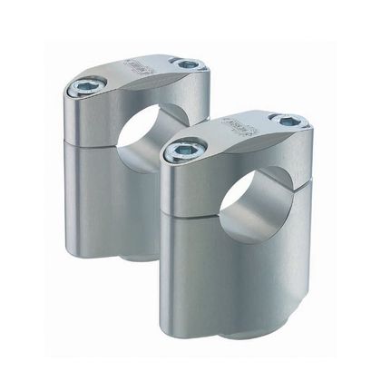 Pontet de guidon AFAM PU22HH-S - TYPE EXTRA HAUT 22MM - SILVER Universel