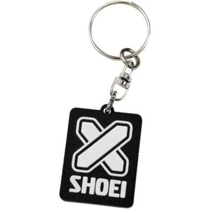 Porte-clé Shoei LOGO X - Noir / Blanc Ref : SI0554 / 34010060 